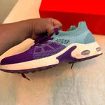 Fashion Professional Skateboard Shoe Women's‎ Size 41 Purple and Blue Photo 5