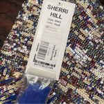 Sherri Hill  Style 8443 Sequin Cobalt Royal Blue Short Strapless Prom‎ Dress 0 Photo 5