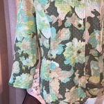 Isaac Mizrahi Size M Collarless 3/4 Sleeve Jacket Photo 3