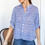 EMERSON FRY Love Tómas Mandarin Collar Top, Porcelain Organic, OS White Size undefined Photo 1