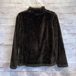 Athleta Womens Medium Polartec Jacket Green Fleece Lined 1/4 Zip Fuzzy Pullover Photo 4