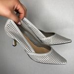 Bella Vita | Grey Dot Pattern High Heels 9 Gray Photo 1