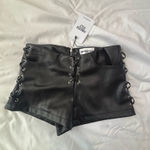 Princess Polly  Leather Shorts  Photo 0