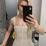 Bronx and Banco NWT Mademoiselle Bridal Midi Dress in White. Photo 12