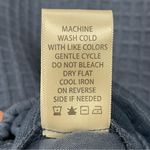 Max Studio Sweatshirt Pullover Cowl Neck Long Sleeve Waffle Knit Blue Women XS Photo 12