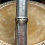 Sterling Silver Moonstone 925  Decorative Band Ring Photo 14