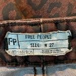 Free People  Animal Print Jeans 27 Photo 3