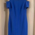 Tommy Hilfiger Women’s Blue Off-Shoulder Dress Photo 0