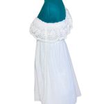 Lane Bryant White One Shoulder Crochet Dress Photo 1