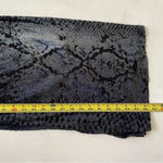 Fuzzi by Jean Paul Gaultier Snake Print Long Sleeve Velvet Midi Dress Gray M Size M Photo 6