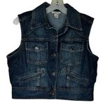 Vintage Harold's Denim Vest‎ Blue Size L Photo 0