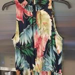 Veronica M ππ Smocked Waist Halter Maxi Dress Floral Photo 5