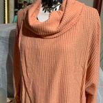 LuLaRoe Kristen Peach Cowl Neck Pullover Photo 1