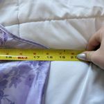 Vintage 90s Y2K Lilac Purple Floral Chemise Lace Womans Large Slip Coquette Photo 5