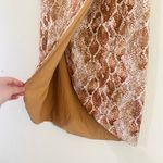 House of Harlow 1960 // Avani Snakeskin Skirt in Cinnamon Brown Photo 5