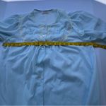 Barbizon Vintage Light Blue Nightgown with Lace Trim Small Photo 4