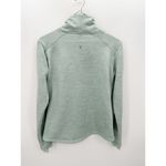 Spyder Active Blue Green Cowl Neck Pullover Fleece Zip Pocket Women Size Medium Photo 1