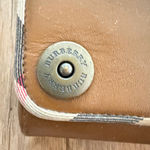 Burberry Authentic  Bifold Wallet Camel Smooth Leather Nova With Check Border Photo 1