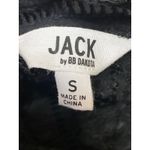 Jack by BB Dakota  Black Floral Lace Sleeveless Scallop Button Up Blouse Top Sz S Photo 2