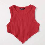 SheIn Red Cropped Tank Top Photo 0