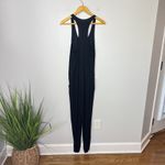 Aerie Black XS Tie-Waist Racerback Jogger Jumpsuit Athleisure Comfy Soft Casual Photo 8