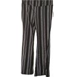 No Boundaries NWOT  Juniors’ Size 19 Striped Pull-On Flare Pants Black White Photo 1