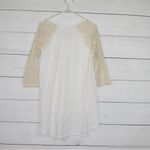 We The Free | Free People Lace Sleeves Goat Tunic Blouse Top Size S/P Photo 2