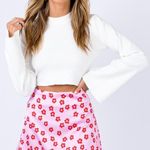 Princess Polly Pink and Red Flowered Skirt Photo 0
