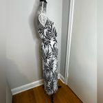 Massimo Bamboo Print Black and White Strapless Maxi Dress. Small/ Petite. Size undefined Photo 2