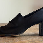Donald Pliner Donald J Pliner Corin Women Black Silver Heel Square‎ Toe Pump Nylon Size 8.5 Photo 0