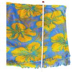 Free People Tube Top Poppy Smocked Top in Cornflower Combo, Sz XL Photo 3