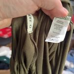 Ginger G  Olive Green Split Side Tunic Length Celestial Print Top Photo 5