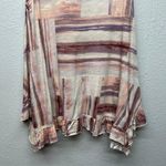 cupio Artsy Painter Ruffle Tank Top Womens Medium Preppy Minimalist Beachy Flowy Photo 6