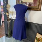 Patagonia  Bandha Dress Cap Sleeve Twist Bodice Royal Blue Gorpcore - Sz M 💚🎀 Photo 6