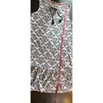 Boden Dress US6R White Blue Floral V Photo 10