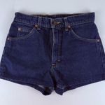 Lee Vintage Super High Waisted Denim Shorts – Dark Wash Y2K 90s Photo 0