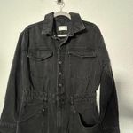 Free People NEW  We The Free Touch The Sky One-Piece Black Denim Size Small $178 Photo 6