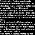 Bridesmay White Lace V Neck Asymmetrical Hem Sz M NWOT Size M Photo 7