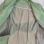 Camila Coelho  Linen Blend Mint Green Adam Blazer Size S Photo 12