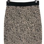 Sanctuary New  Animal Jacquard Knit Pull On Pencil Skirt Taupe Black Photo 11