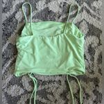 Popular 21 Bright Light Green Sinched Going out top🫧 Photo 3