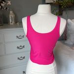 No Boundaries Crop Top Stretchy Pink Tank Womens Small Photo 4