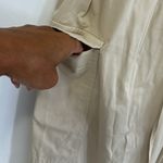 ZARA  Barrel Leg Cargo Chino Pants Tan Photo 10