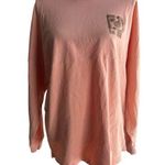 Disney Vintage Pink Long Sleeve Shirt with Glittery Logo Photo 0