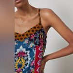 Anthropologie  Paisley Velvet Slip Dress Womens Size S Photo 2