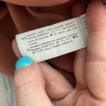 ZARA  Ribbed High Neck Short Sleeve Bodysuit Size S Rust Brown Photo 3