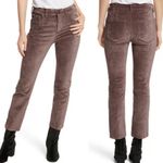 Free People NWT  Velvet Crop Pants Taupe Size‎ 26 Photo 2
