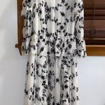 Joie NWT $445  Alpheus Floral Eyelet Cold Shoulder Ruffled Dress XS Photo 7