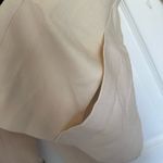 Massimo Dutti  Women's Cream and Black linen Blazer size small Photo 5