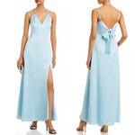 Bloomingdale’s Aqua Formal Fit & Flare Gown in Cool Blue, Size 10 New w/Tag $268 Blue Photo 1